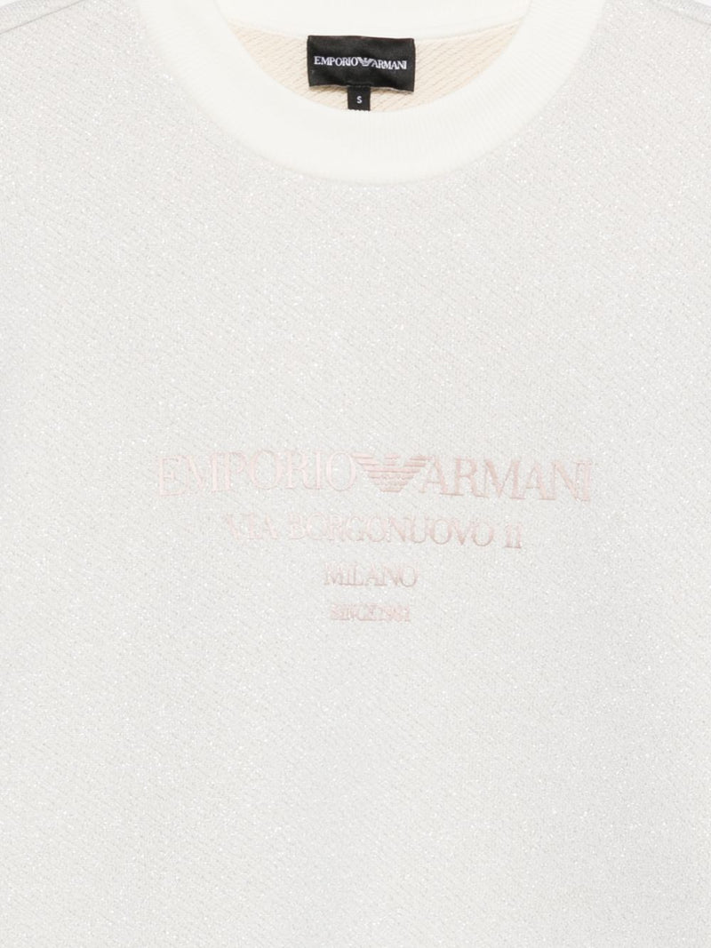 Emporio Armani Lurex sweatshirt | Urbalenti™ NYC