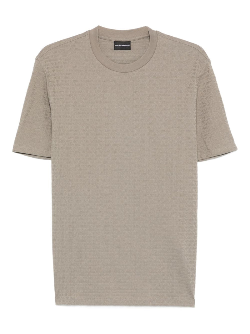Emporio Armani Logo cotton t-shirt | Urbalenti™ NYC