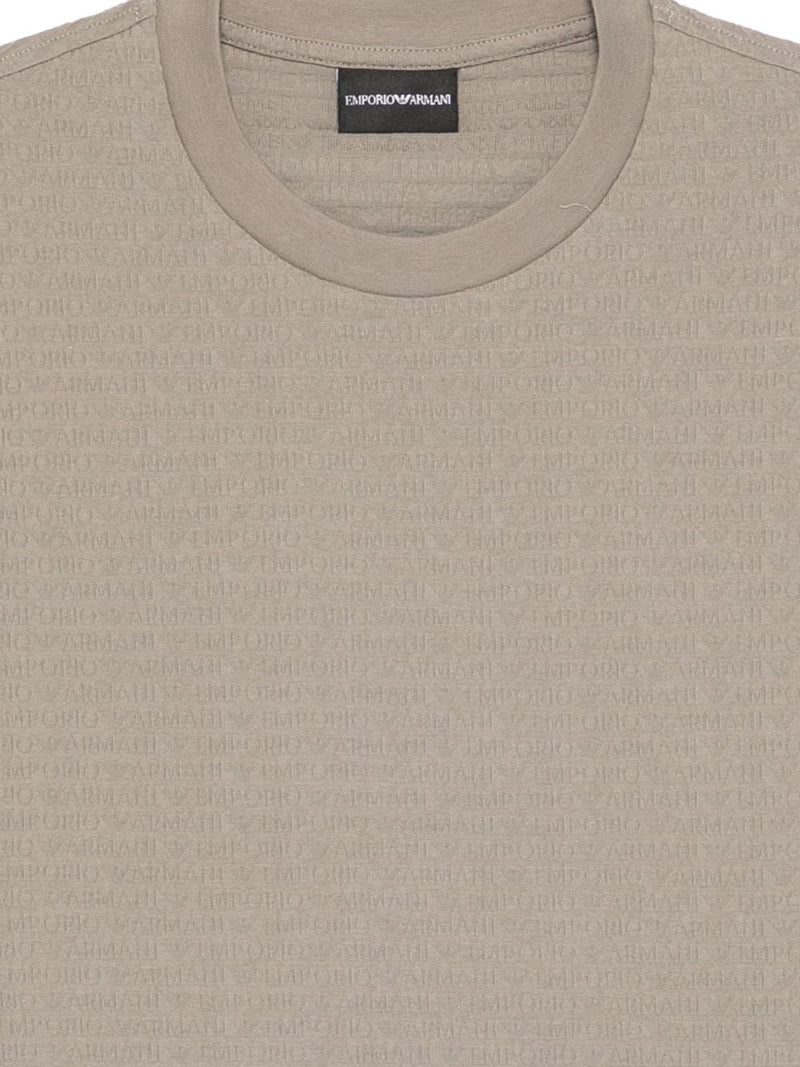 Emporio Armani Logo cotton t-shirt | Urbalenti™ NYC