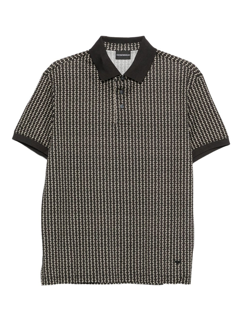 Emporio Armani Cotton blend polo shirt | Urbalenti™ NYC