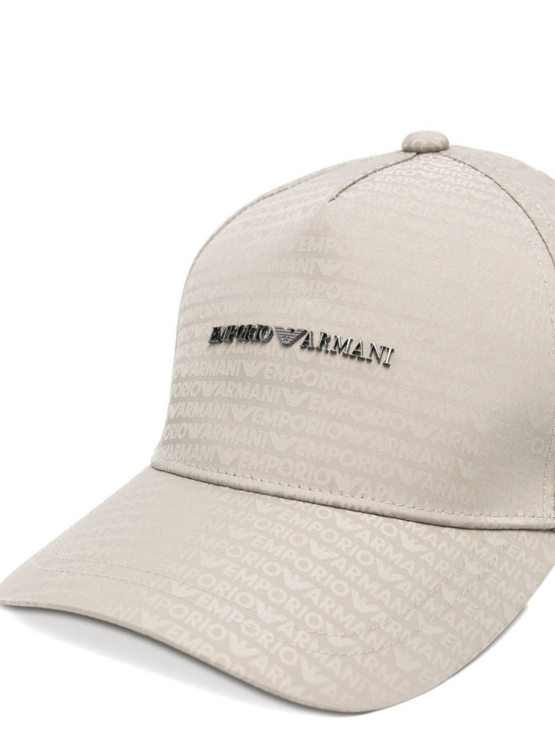 Emporio Armani Baseball Hat In Jacquard Nylon With All-Ov... | Urbalenti™ NYC