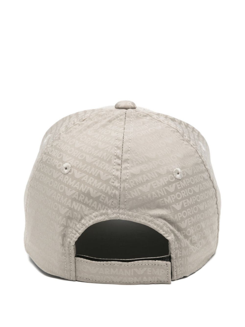 Emporio Armani Baseball Hat In Jacquard Nylon With All-Ov... | Urbalenti™ NYC