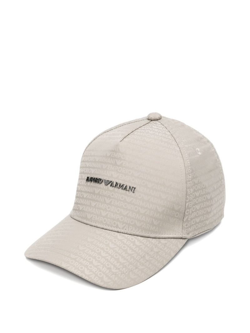 Emporio Armani Baseball Hat In Jacquard Nylon With All-Ov... | Urbalenti™ NYC
