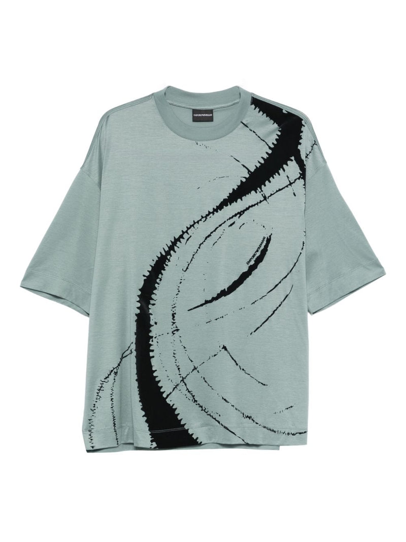 Emporio Armani Cotton blend t-shirt | Urbalenti™ NYC