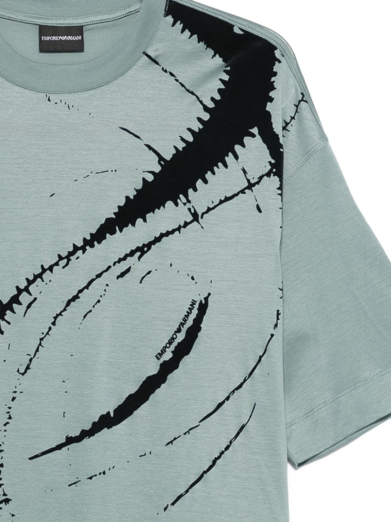 Emporio Armani Cotton blend t-shirt | Urbalenti™ NYC