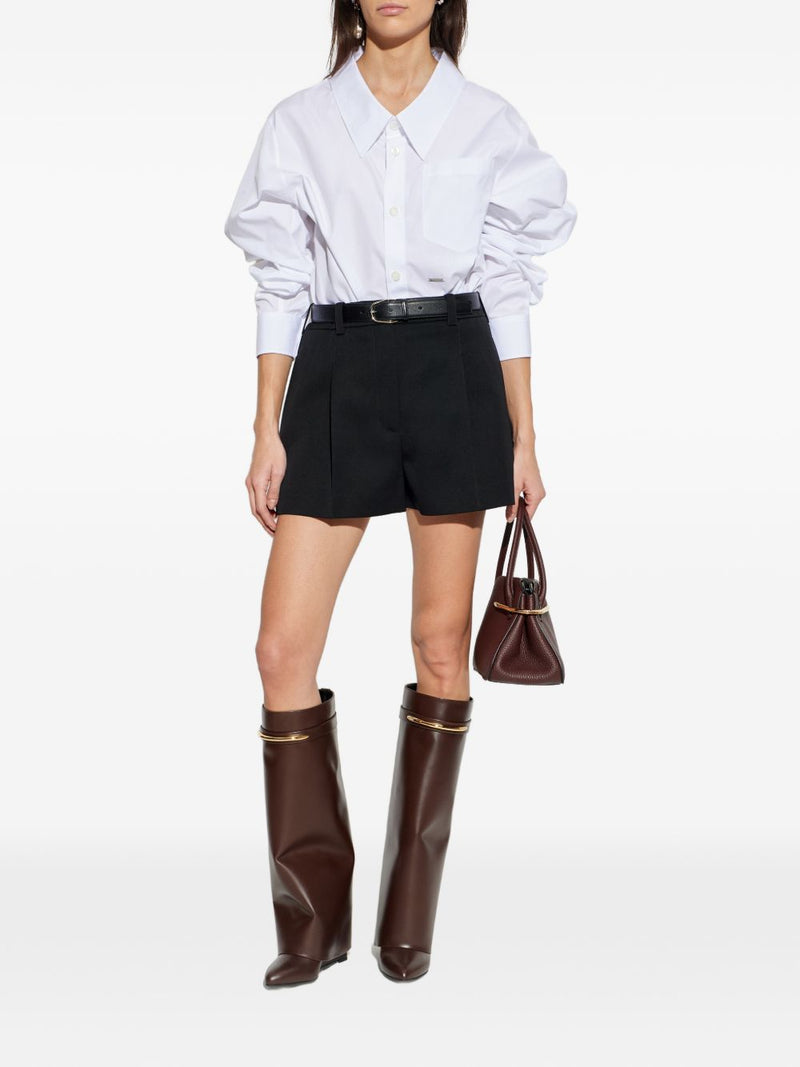 Givenchy Wool pleated shorts | Urbalenti™ NYC