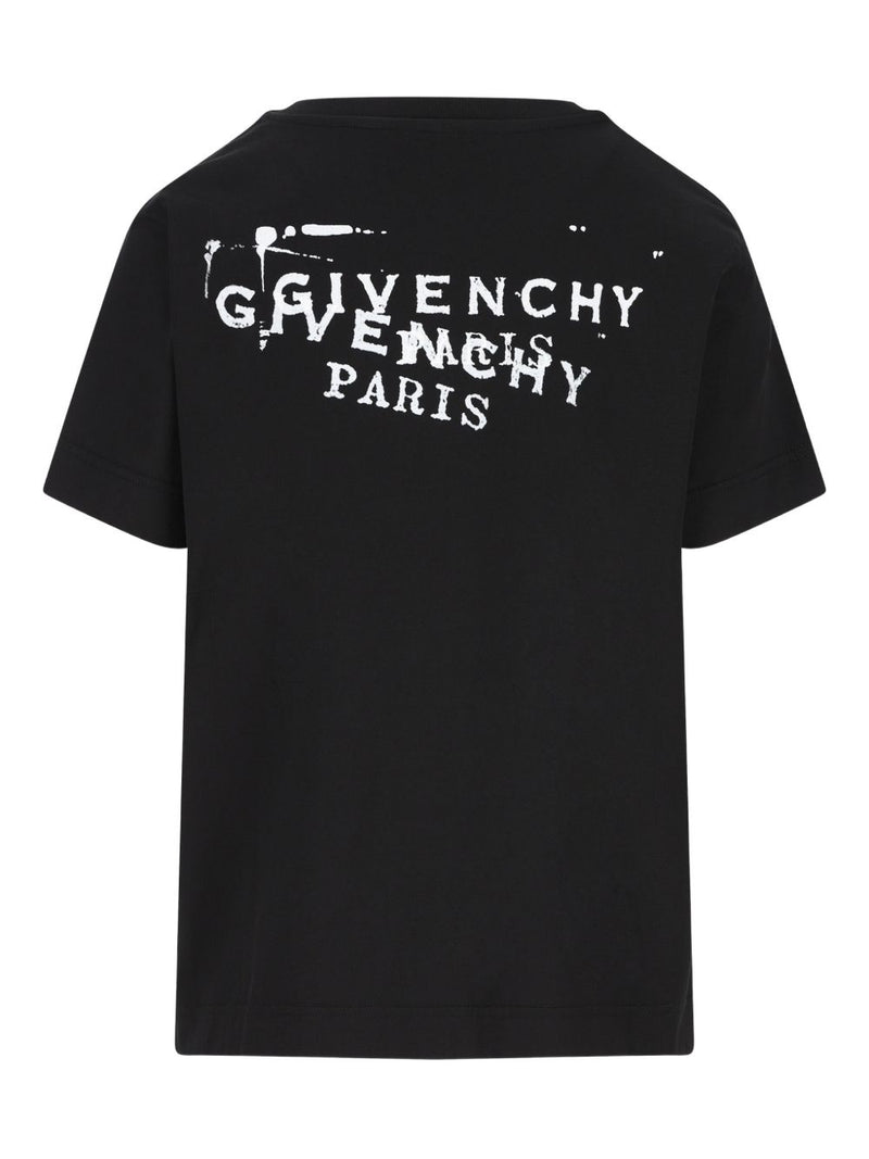 Givenchy Logo cotton t-shirt Variant 5 | Urbalenti™ NYC