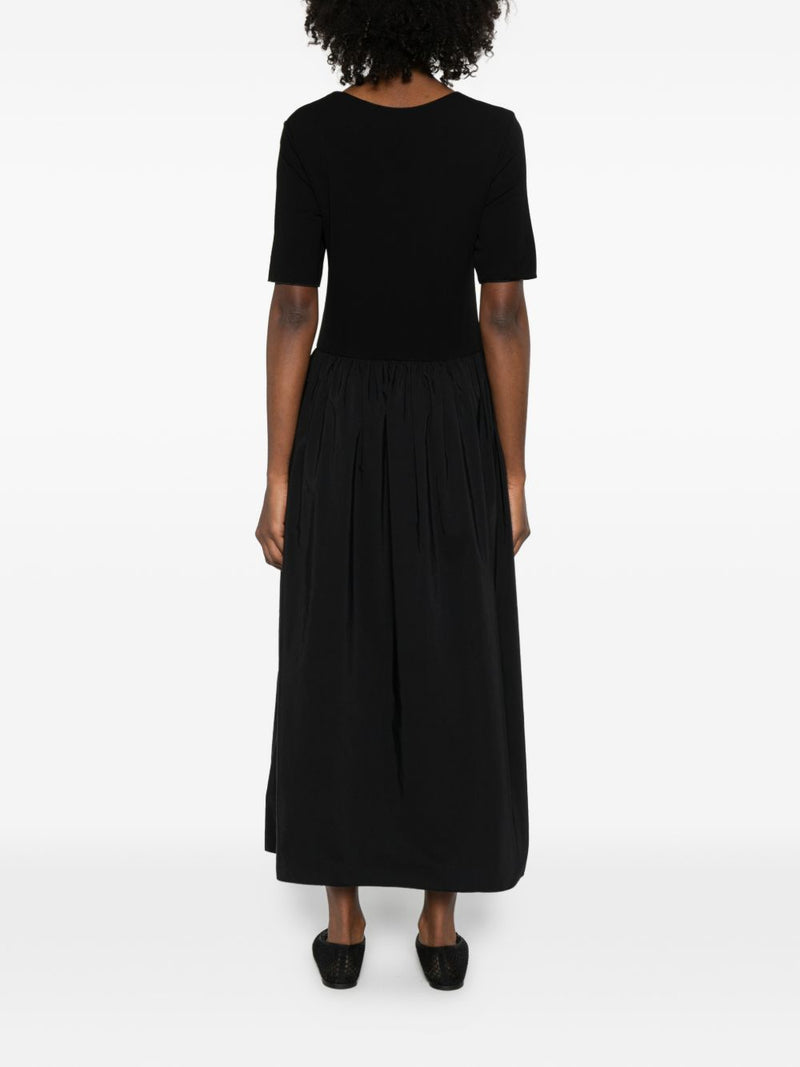 Emporio Armani Emporio Armani A-line skirt short sleeves round neck Midi dress