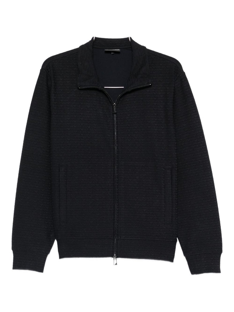 Emporio Armani Emporio Armani Cotton blend zipped sweatshirt