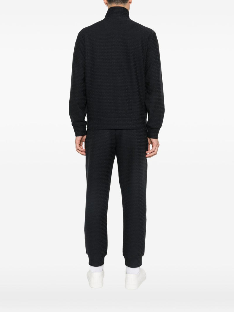 Emporio Armani Emporio Armani Cotton blend zipped sweatshirt
