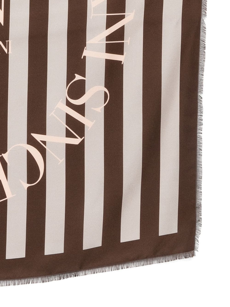 Emporio Armani Emporio Armani Icon Print Pure Silk Foulard