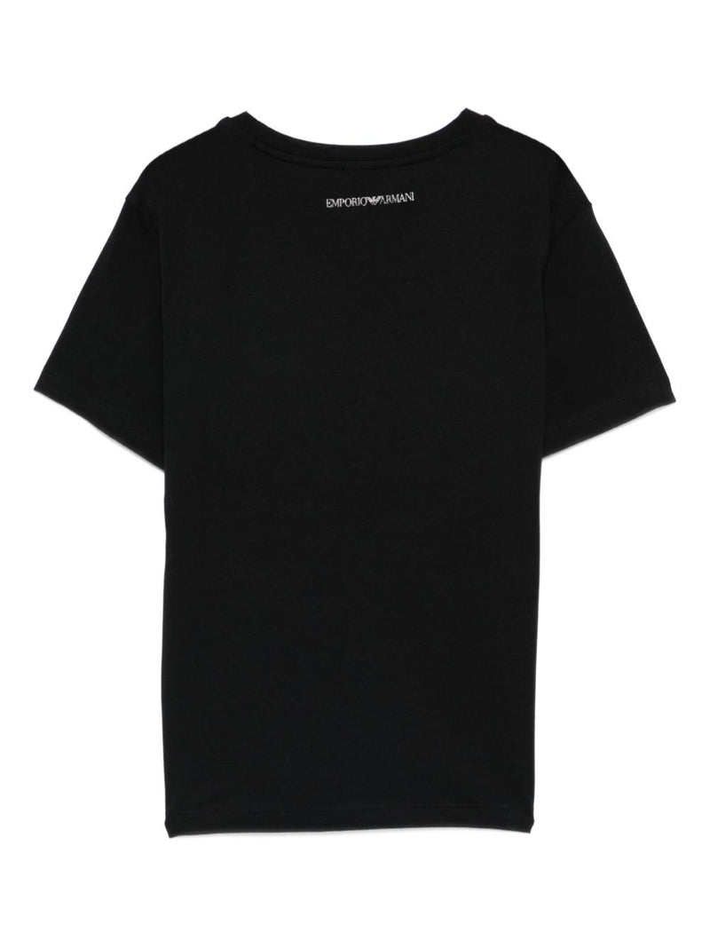 Emporio Armani Logo cotton t-shirt | Urbalenti™ NYC