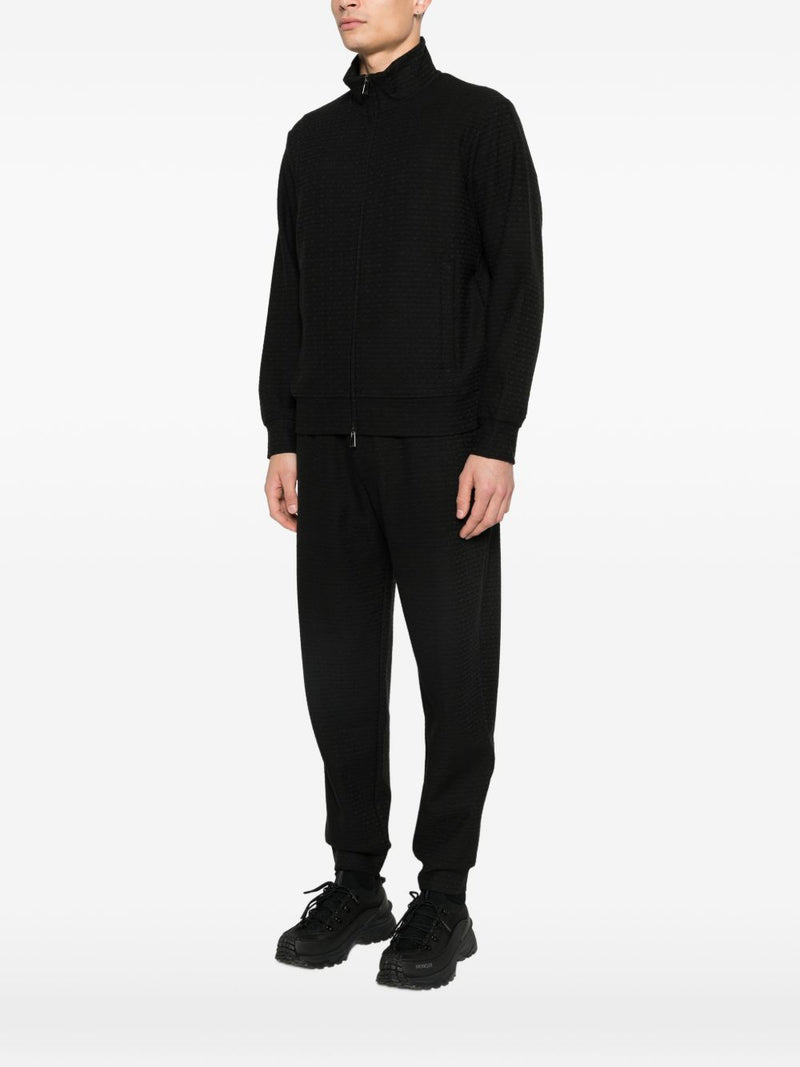 Emporio Armani Emporio Armani Cotton blend zipped sweatshirt
