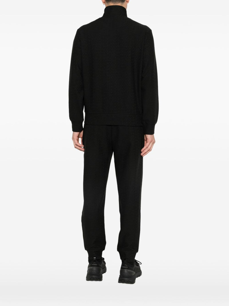 Emporio Armani Emporio Armani Cotton blend zipped sweatshirt