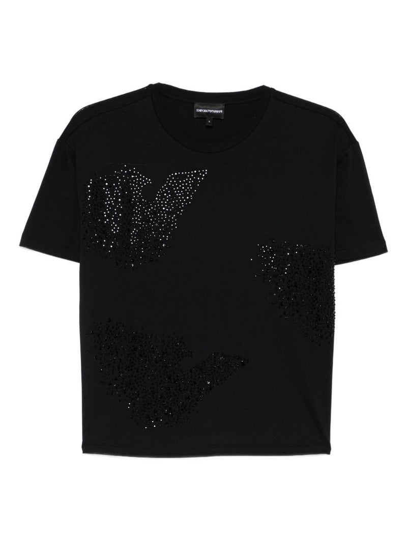 Emporio Armani Logo cotton t-shirt | Urbalenti™ NYC