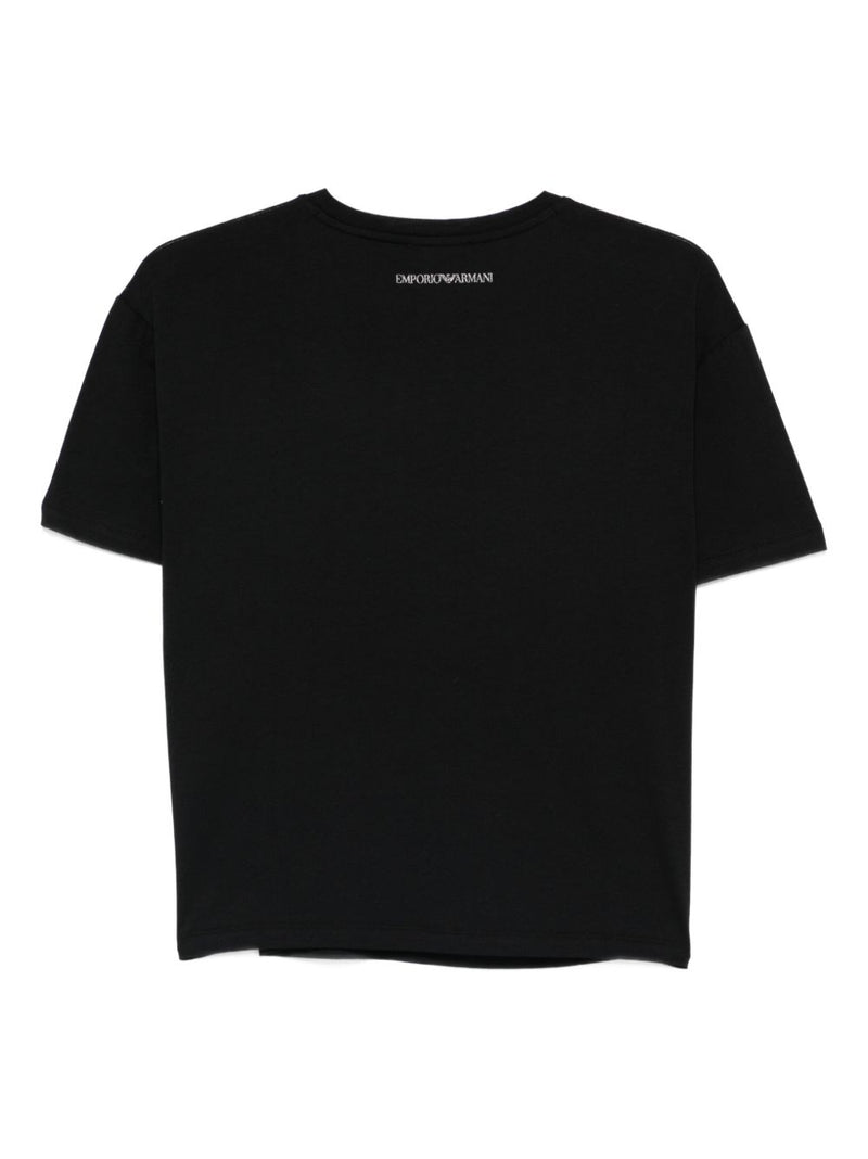 Emporio Armani Logo cotton t-shirt | Urbalenti™ NYC