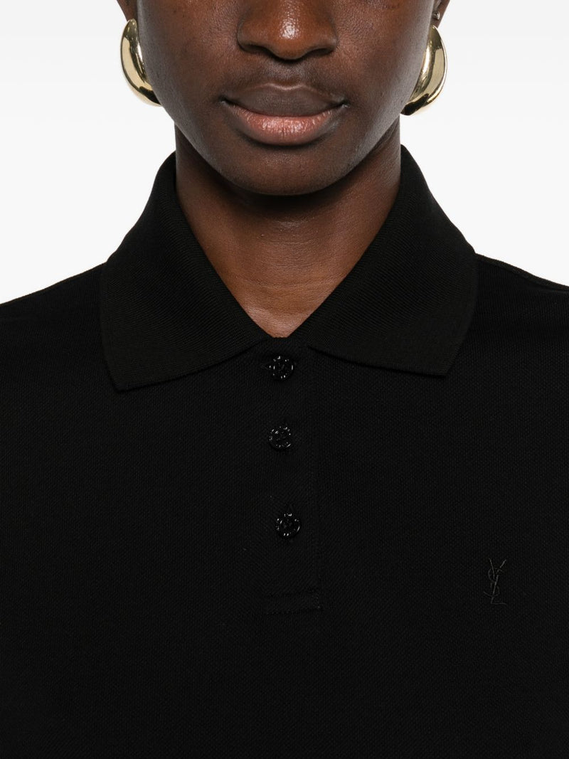 Saint Laurent Cotton polo dress | Urbalenti™ NYC