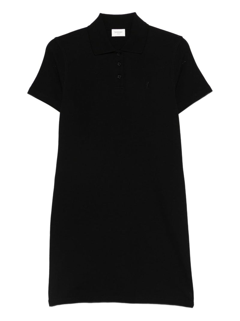 Saint Laurent Cotton polo dress | Urbalenti™ NYC