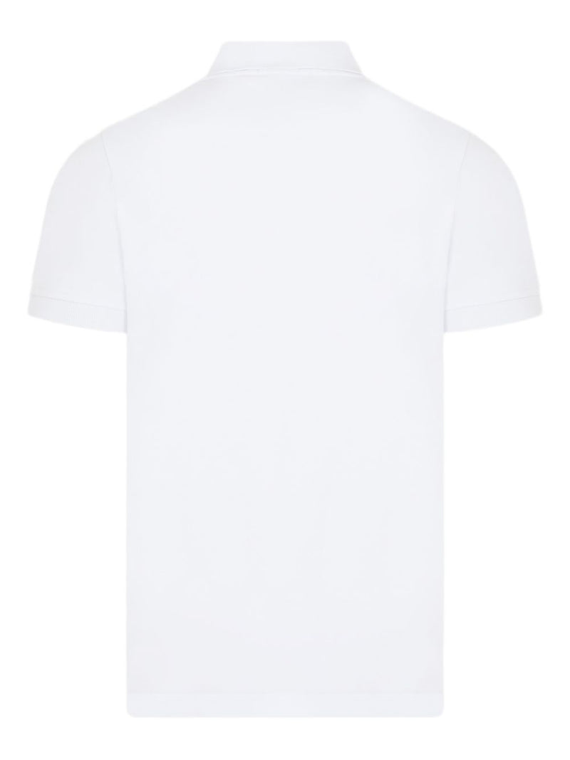 Stone Island Logo cotton polo shirt | Urbalenti™ NYC