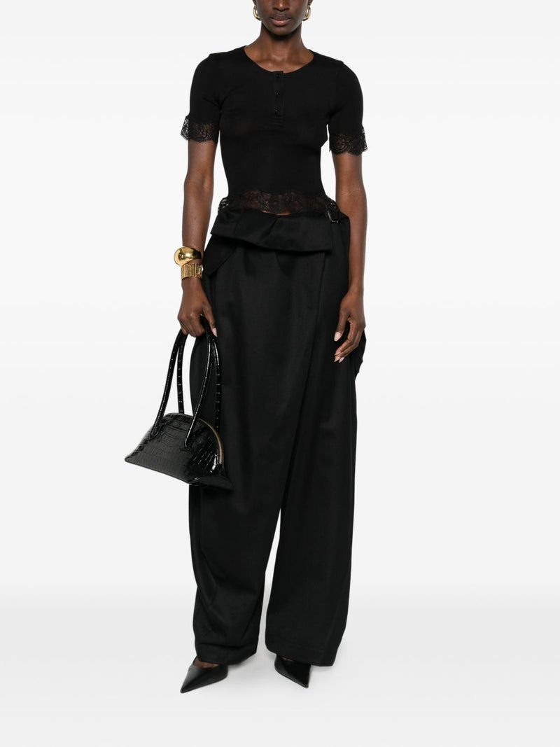 Saint Laurent T-Shirts and Polos Black - Black Silk | Urbalenti | Urbale... | Urbalenti™ NYC