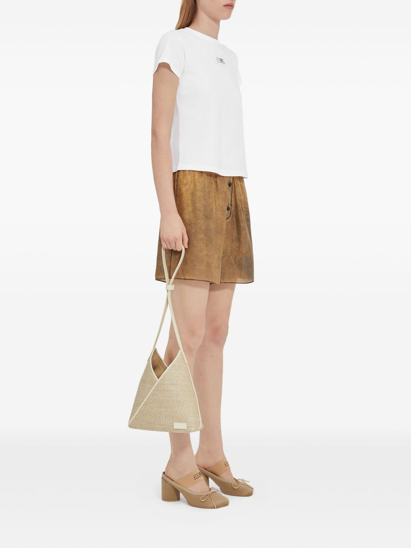 MM6 Maison Margiela Logo cotton t-shirt | Urbalenti™ NYC