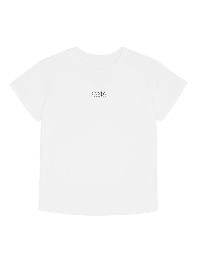 MM6 Maison Margiela Logo cotton t-shirt | Urbalenti™ NYC