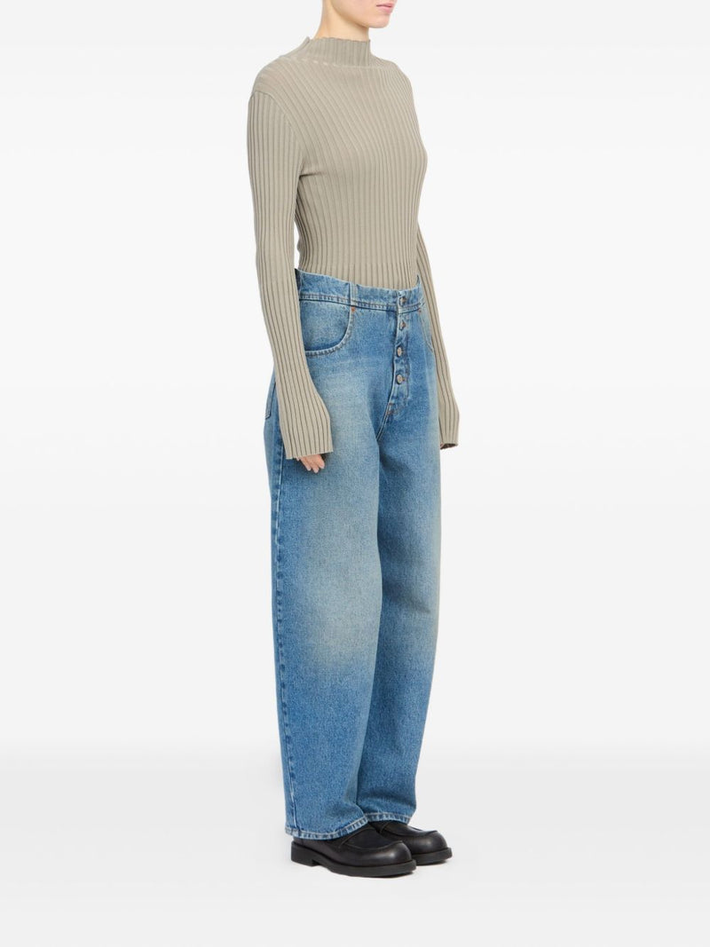 MM6 Maison Margiela Barrel denim jeans | Urbalenti™ NYC