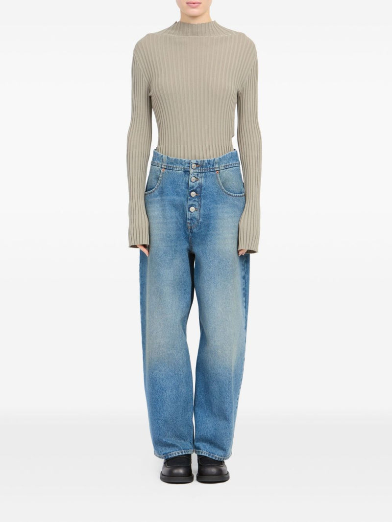 MM6 Maison Margiela Barrel denim jeans | Urbalenti™ NYC