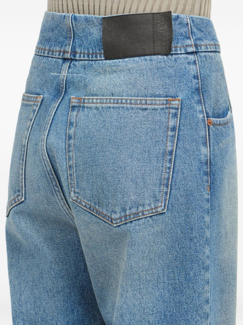 MM6 Maison Margiela Barrel denim jeans | Urbalenti™ NYC