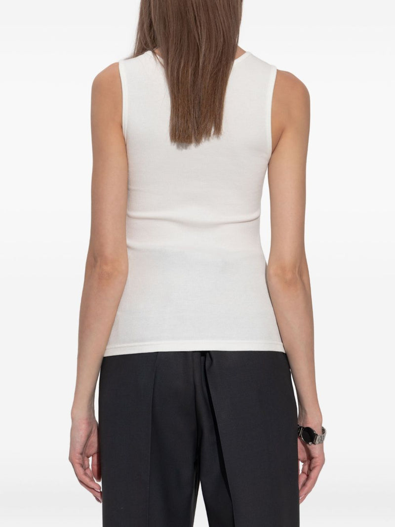 MM6 Maison Margiela Logo cotton tank top Variant 1 |... | Urbalenti™ NYC