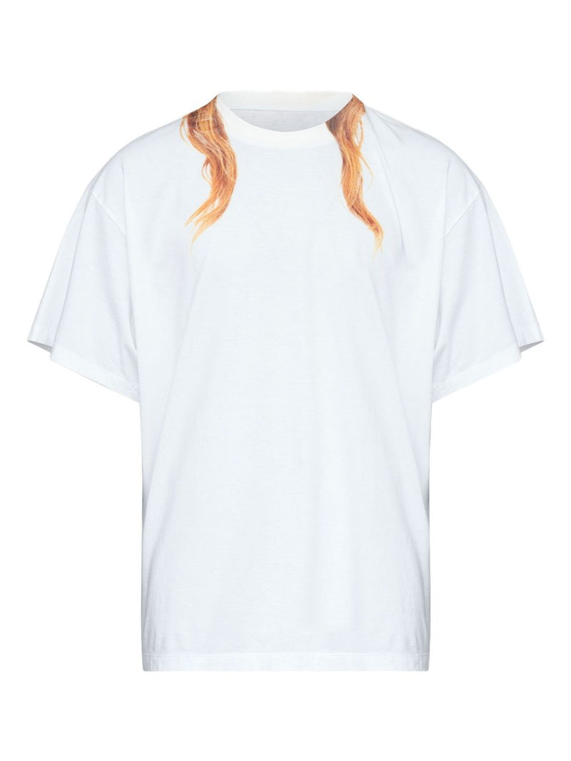 MM6 Maison Margiela Logo cotton t-shirt | Urbalenti™ NYC