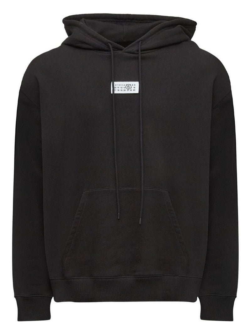 MM6 Maison Margiela MM6 Maison Margiela Logo cotton hoodie