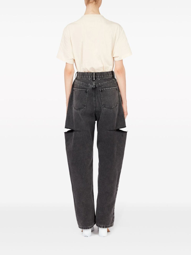 Maison Margiela Jeans Grey - Black Cotton | Urbalenti™ NYC