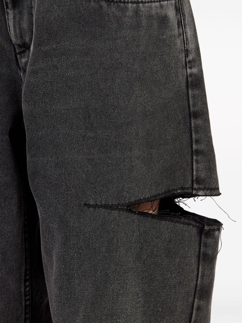 Maison Margiela Jeans Grey - Black Cotton | Urbalenti™ NYC