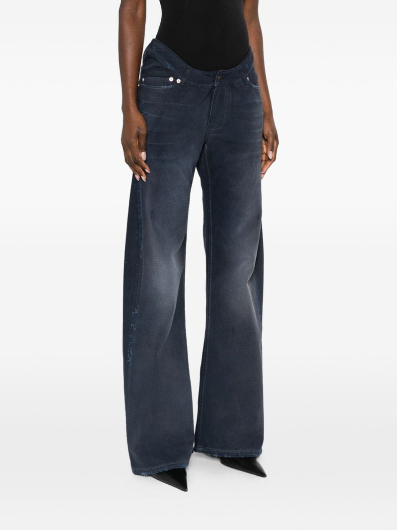 Balenciaga Frayed Denim Jeans | Urbalenti™ NYC