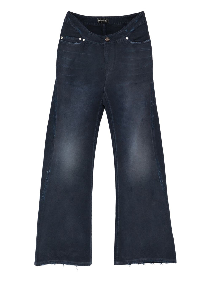 Balenciaga Frayed Denim Jeans | Urbalenti™ NYC