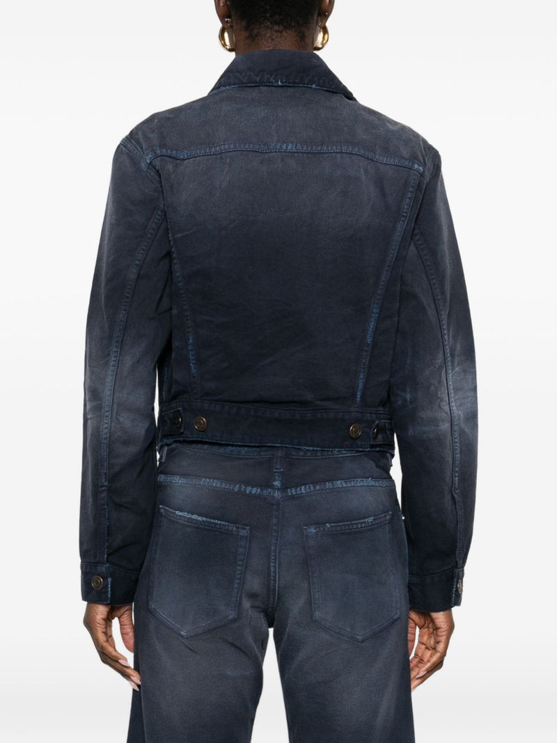 Balenciaga Curved Waistband Jacket | Urbalenti™ NYC