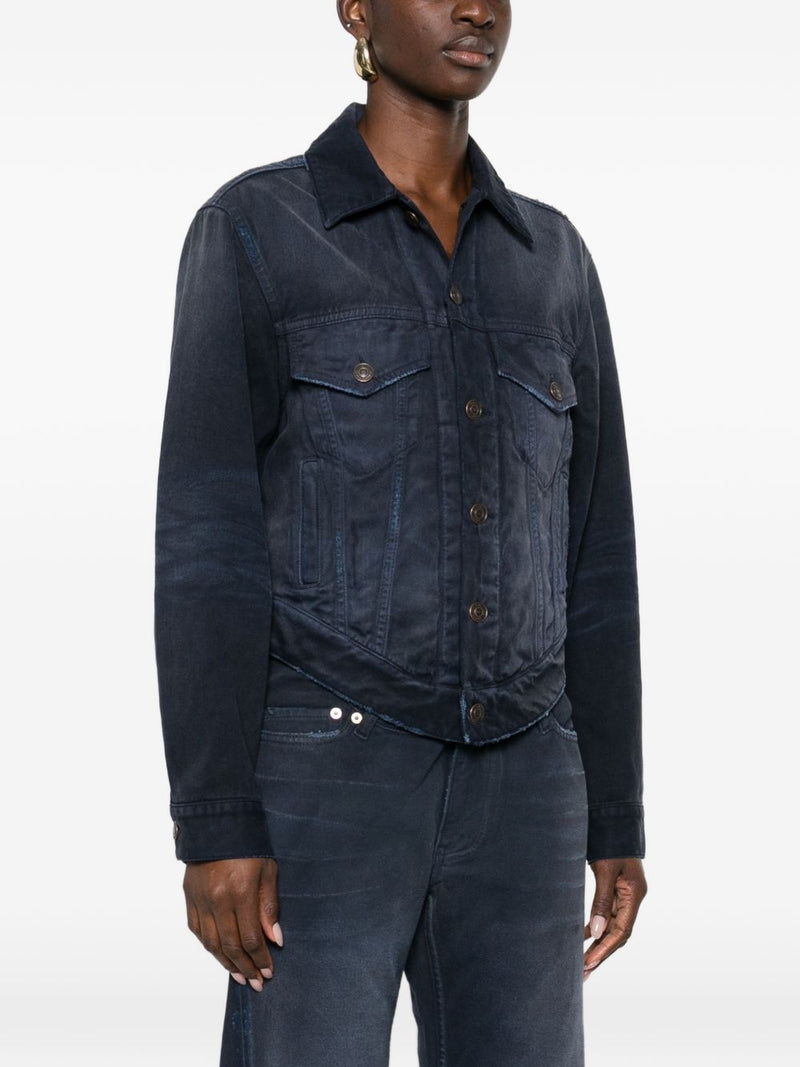 Balenciaga Curved Waistband Jacket | Urbalenti™ NYC