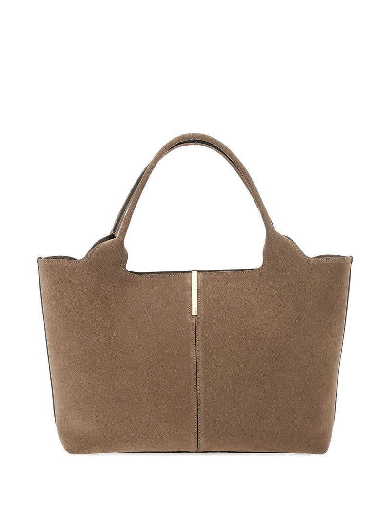 Tod'S Shopping Bag In Suede Medium-Small | Urbalenti™ NYC