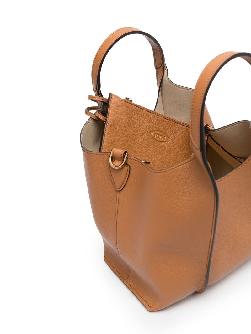 Tod'S T Timeless Shopping Bag In Leather Mini | Urbalenti™ NYC