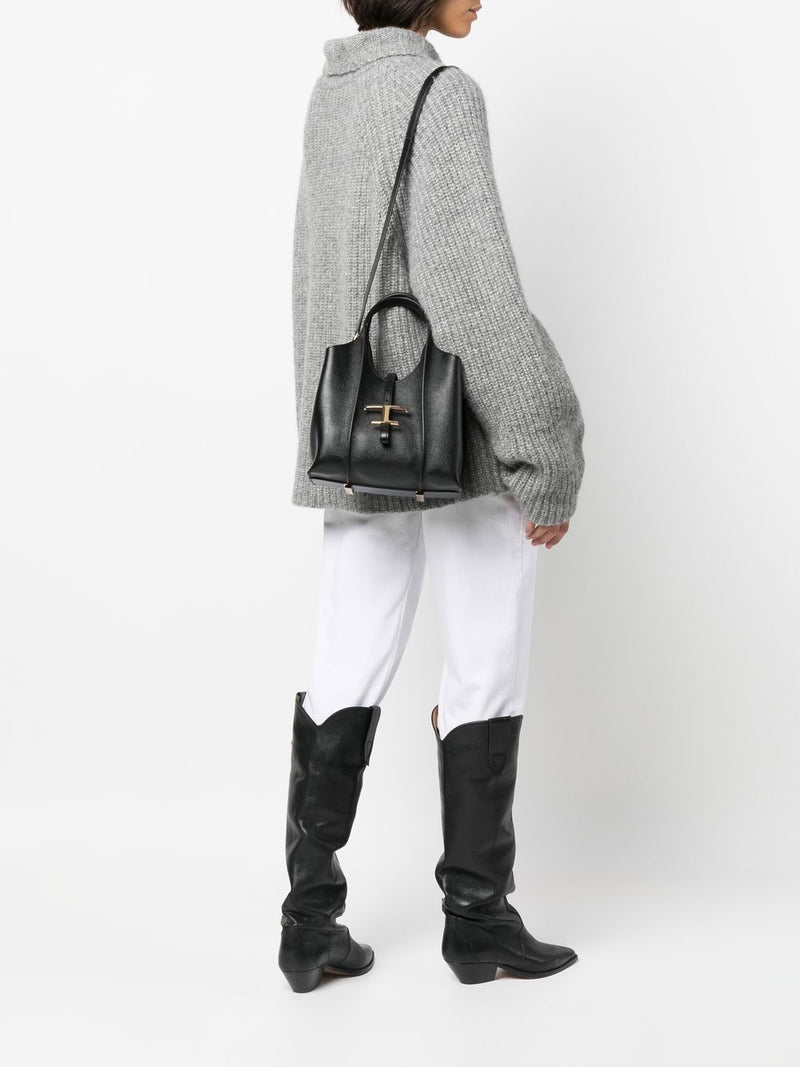Tod'S T Timeless Mini Leather Shopping Bag | Urbalenti™ NYC