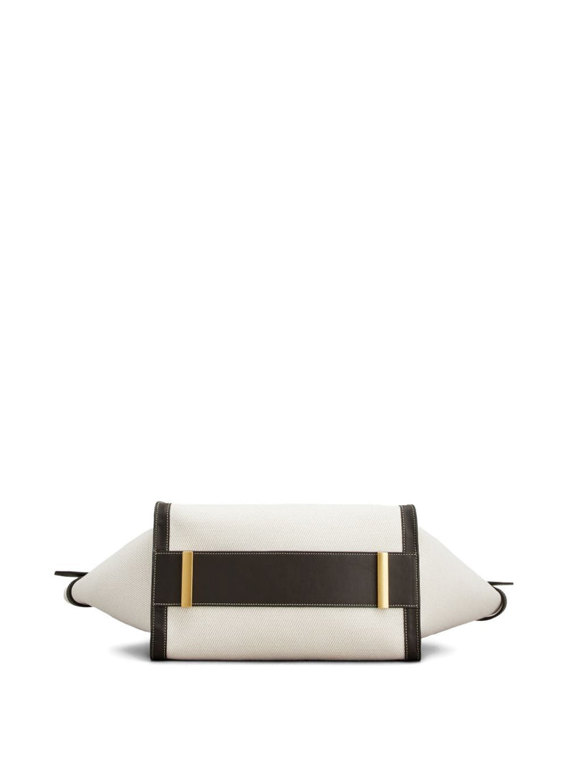 Tod'S Shopping Bag In Canvas And Leather Medium | Urbalenti | Urbalenti™... | Urbalenti™ NYC