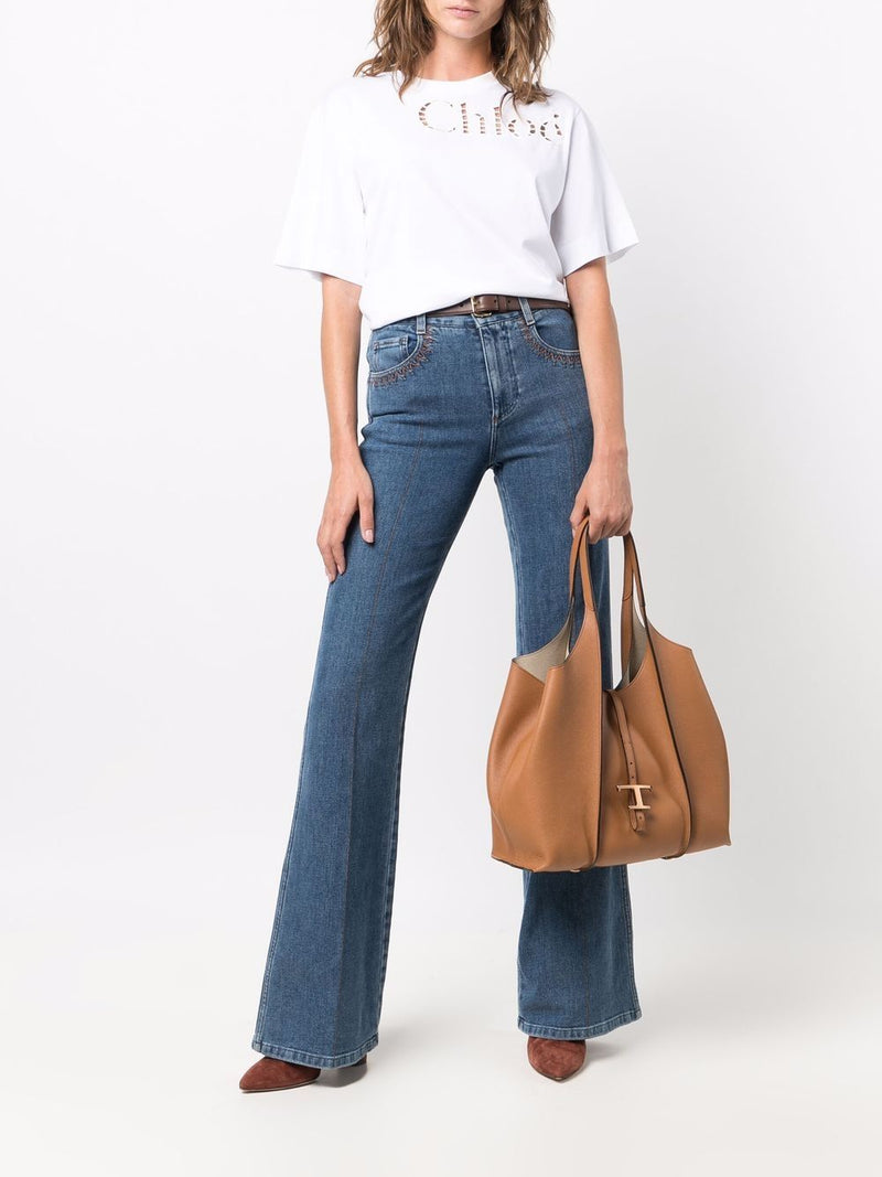 Tod'S T Timeless Shopping Bag In Leather Medium Variant 1 | Urbale... | Urbalenti™ NYC