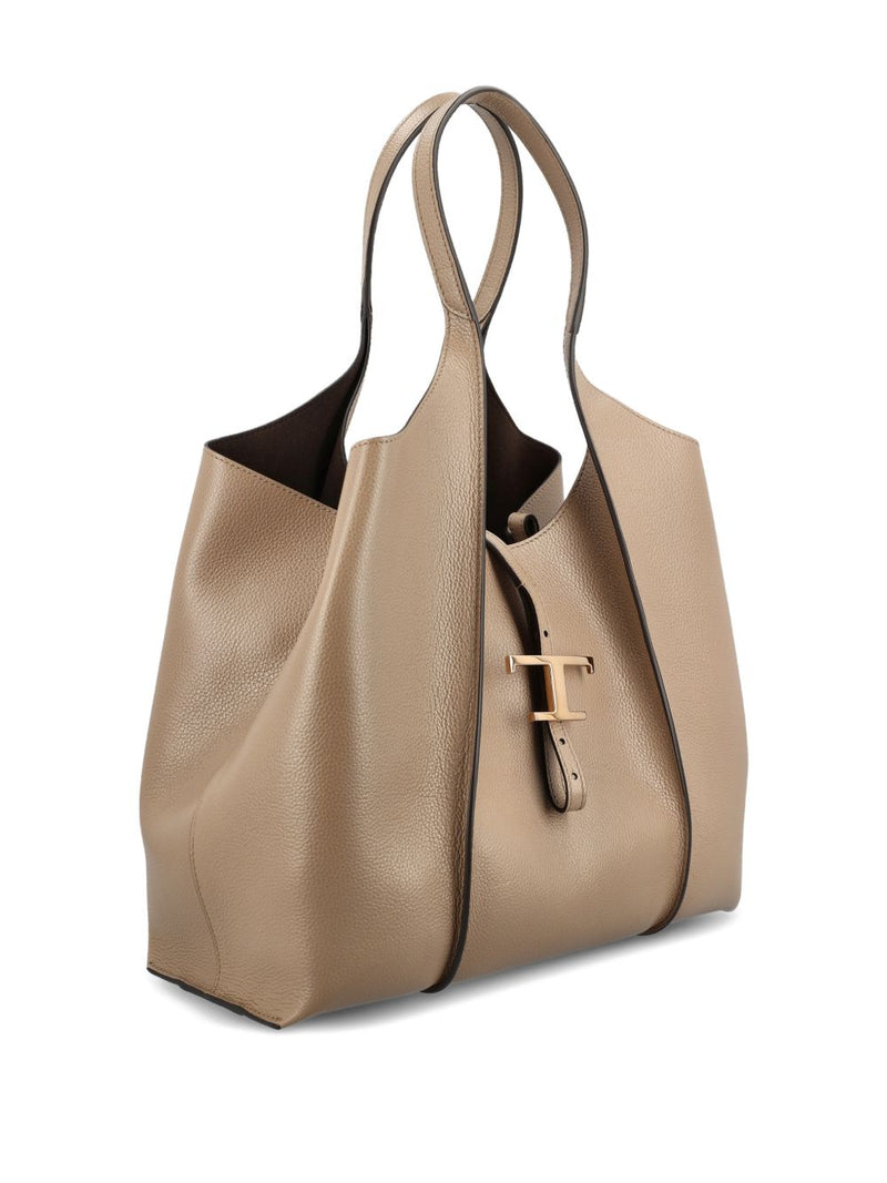 Tod'S T Timeless Shopping Bag In Leather Medium Variant 2 | Urbalenti™ NYC