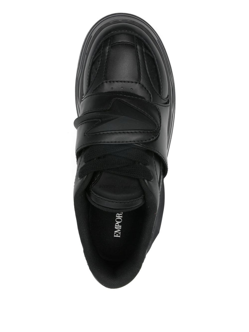 Emporio Armani Strap Sneakers | Urbalenti™ NYC
