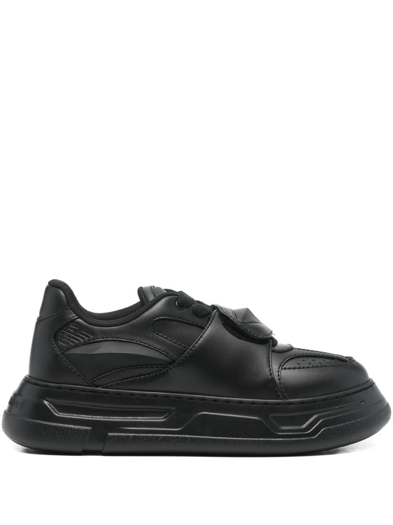 Emporio Armani Strap Sneakers | Urbalenti™ NYC