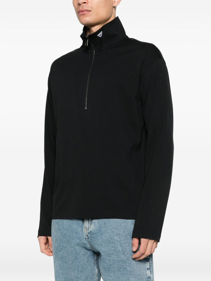 Emporio Armani Half-zip pullover | Urbalenti™ NYC