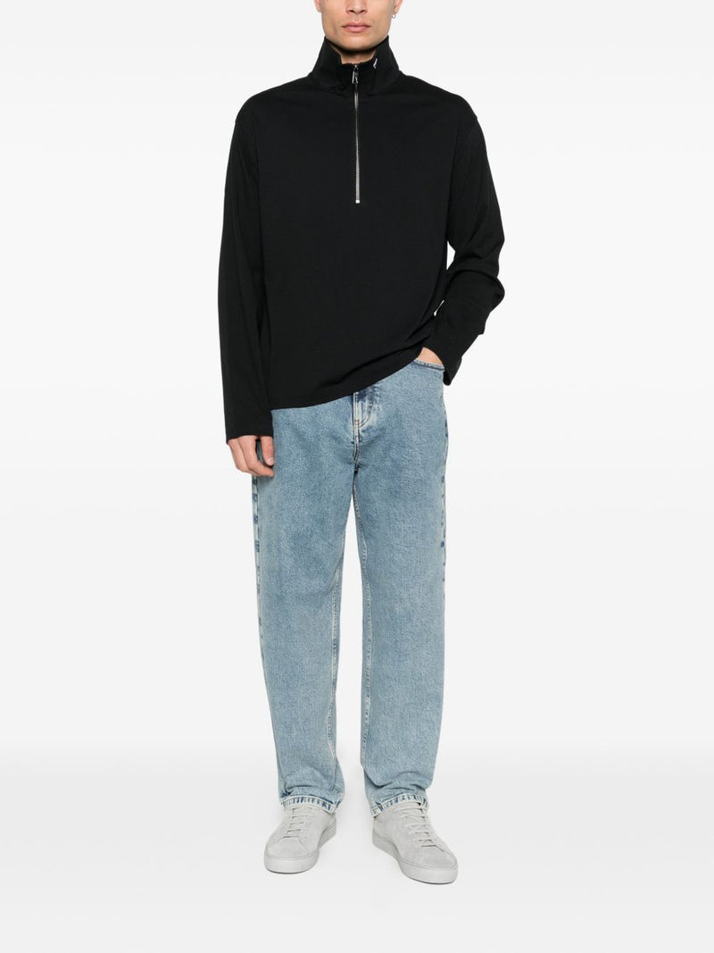 Emporio Armani Half-zip pullover | Urbalenti™ NYC