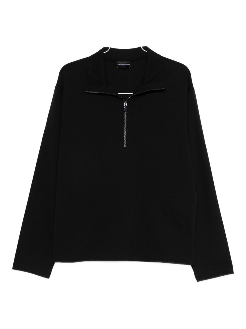 Emporio Armani Half-zip pullover | Urbalenti™ NYC