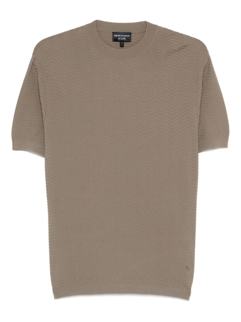 Emporio Armani Knitted t-shirt | Urbalenti™ NYC
